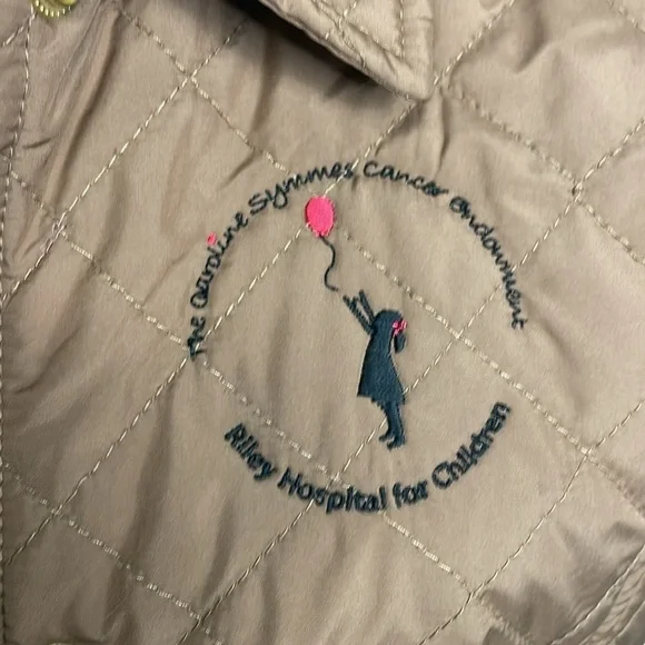 Peter Millar Quilted Vest Brown Rainbow Plaid lining Womens Size Medium - Picture 2 of 6